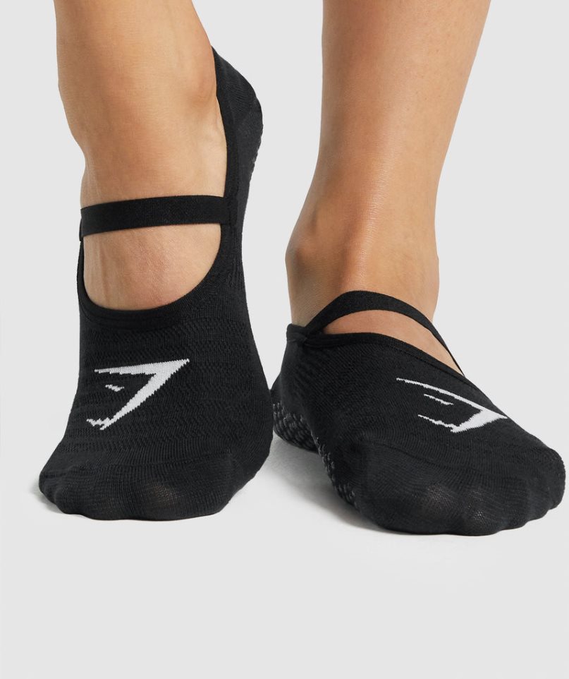 Gymshark Studio Socks Black | NZ 1MXFIJ